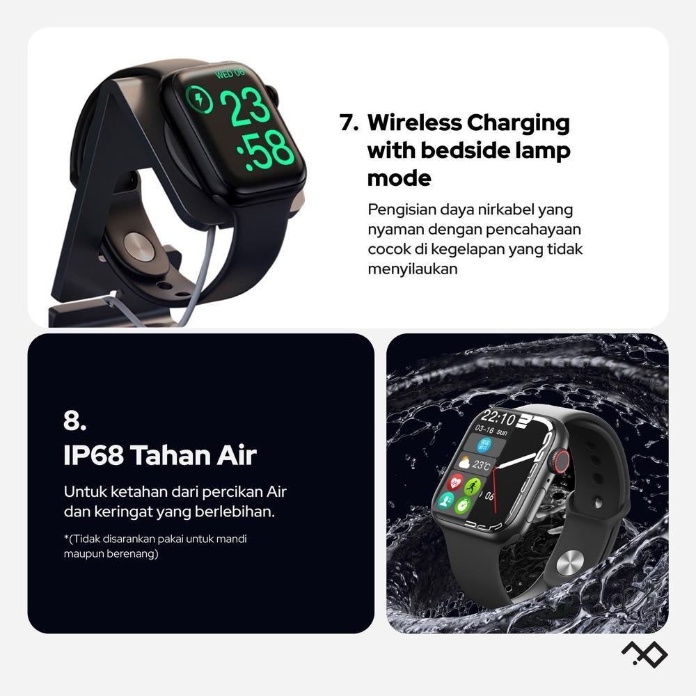 DISKON ORIGINAL OPPO SMARTWATCH 10 PRO MAX WITH 2.3" HD AMOLED DISPLAY GPS NFC WATERPROOF BLUETOOTH 
