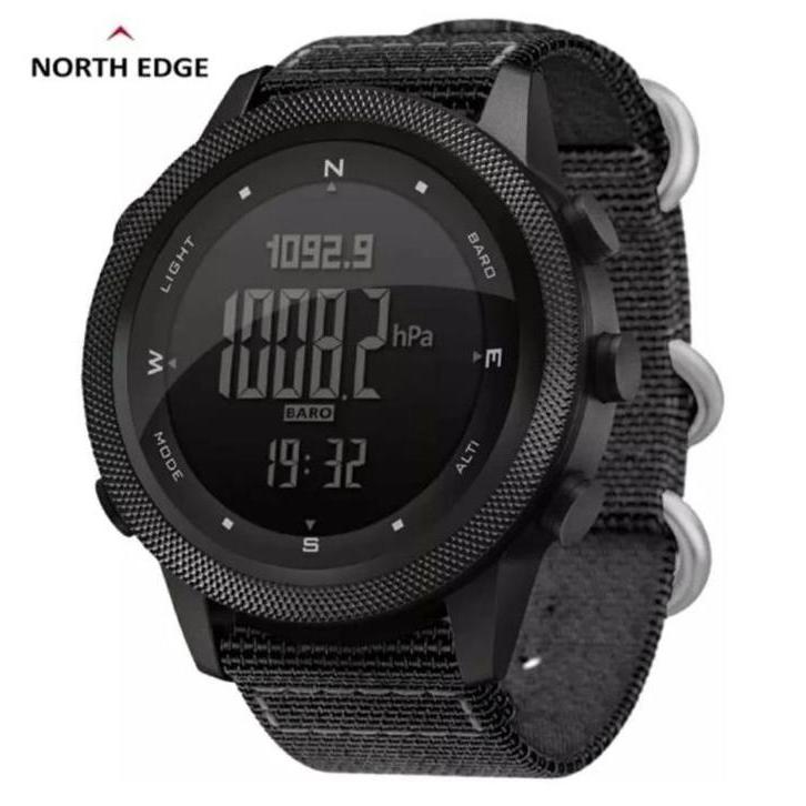 NORTH EDGE APACHE-46 Jam Tangan Pria Ukur ALTIMETER BAROMETER KOMPAS