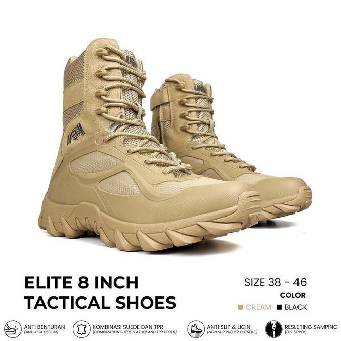 Sepatu Tactical Magnum Boots Outdoor Premium Safety Anti Slip Tahan Lama