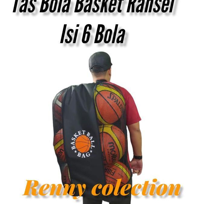 Tas Bola Basket Isi 6 Bola
