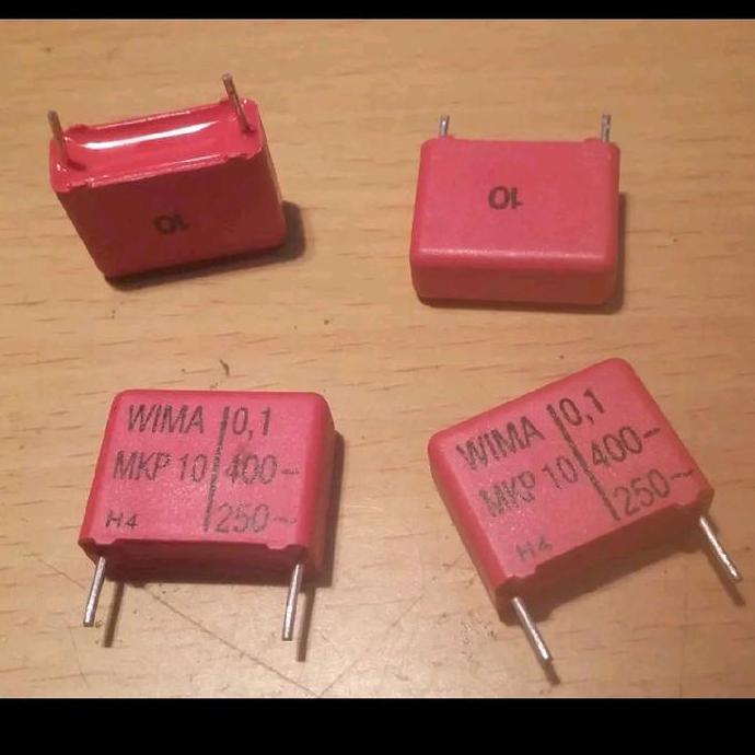 CAPAXITOR MKP10 0.1 0.1 UF 0.1UF OR 100 NF 100NF 100N 400V WIMA SAF12