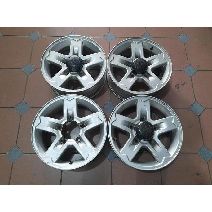 Terlaris Pelek-Velg Ring 15 Copotan Escudo Pcd 5X139,7 Silver