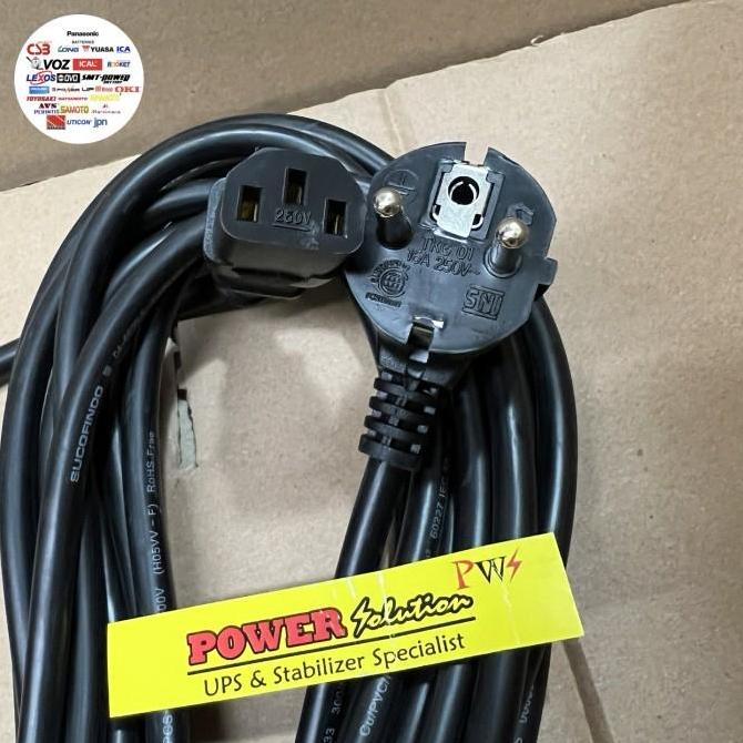 Kabel Power Antminer Rig Miner Cpu psu ups server Hi Quality 16A 10M Kabel Power Panjang tebal bagus