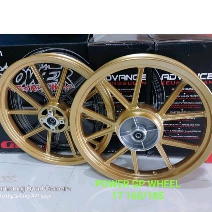 Terlaris Velg Racing Power Drag 1 Gp Wheel Rx King/Jupiter Z Size 17 160/185 Accessories
