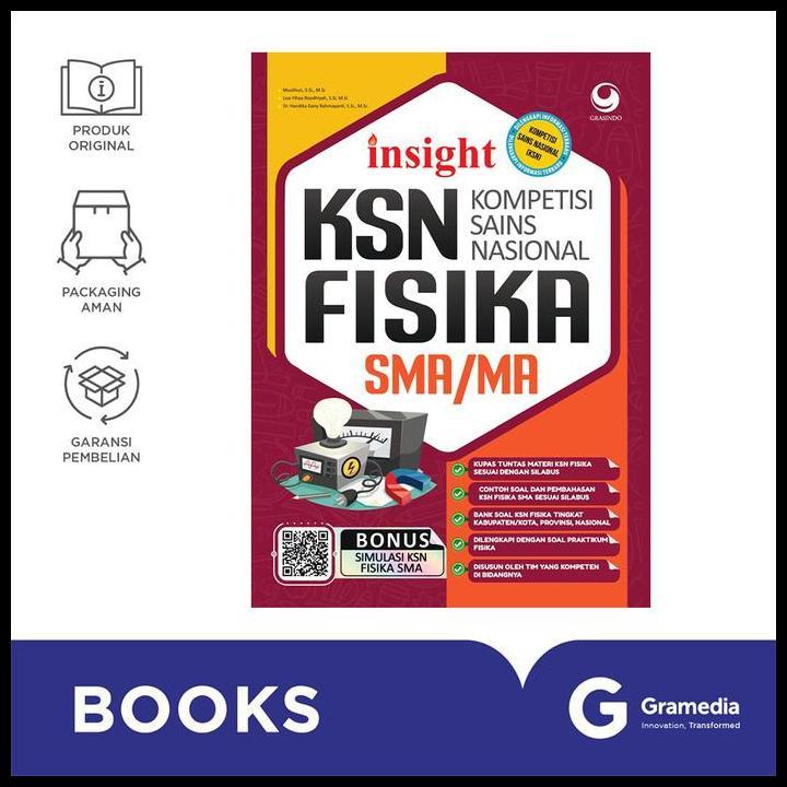 Promo Buku Insight Ksn (Kompetisi Sains Nasional) Fisika Sma