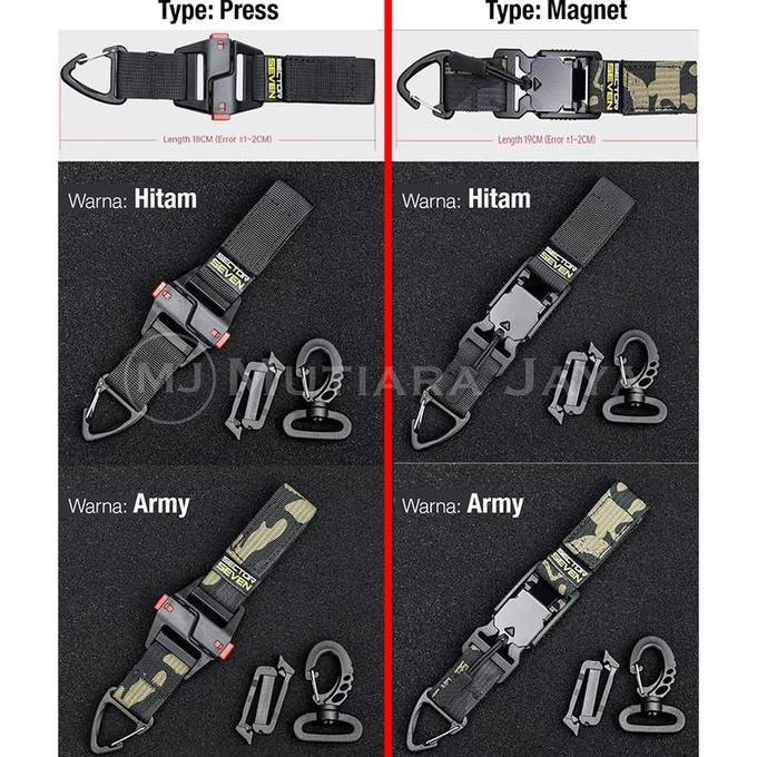 PLATO CARABINER GANTUNGAN KUNCI TAS MULTIFUNGSI HOOK KEYCHAIN HOOK