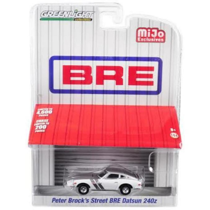 Peter Brock's DATSUN 240Z BRE EDITION Greenlight 1/64 MIJO Diecast