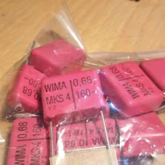 MKS4 MKS 4 0.68 0.68UF 680N 680 NF 680NF 160V WIMA SAF12