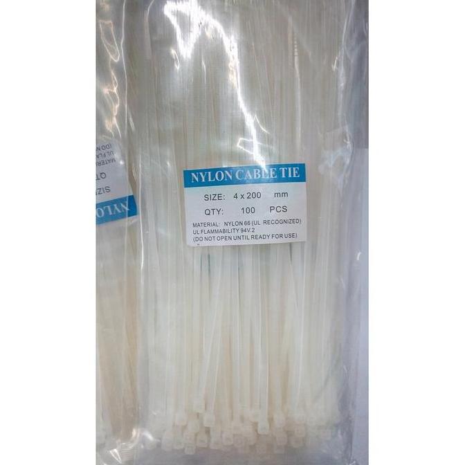 KABEL TIES PUTIH BESAR MURAH UKURAN 5X250 CA27