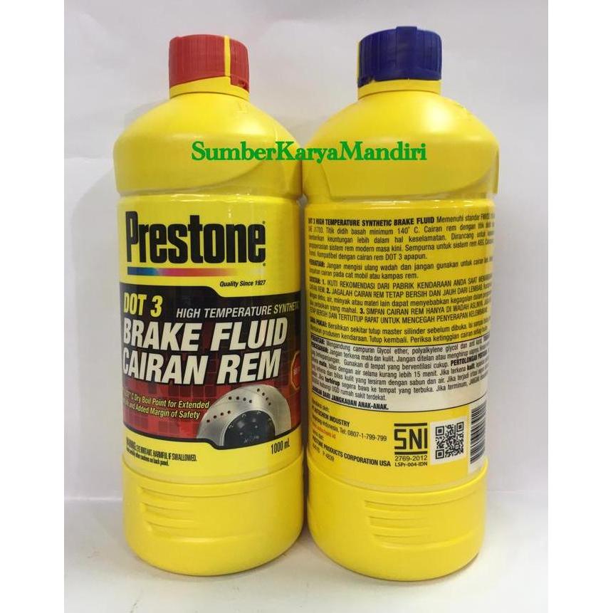 OK PRESTONE BRAKE FLUID DOT-3 / MINYAK REM PRESTONE DOT-3 (1LITER) *