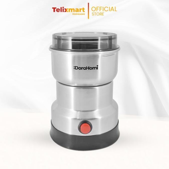 Grinder Mini Dorahomi Mesin Penggiling Kopi Blender Bumbu Kering Stainless Listrik