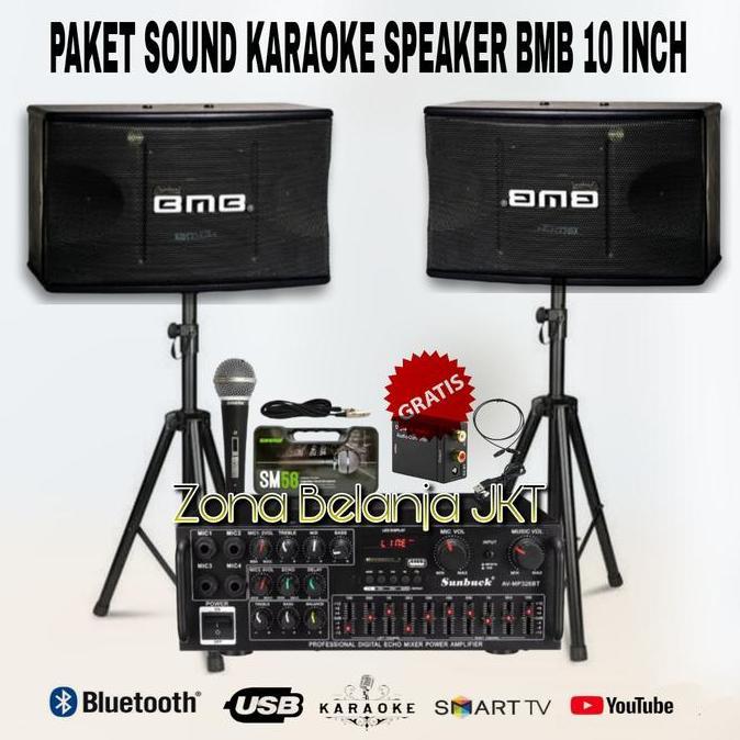 yellowbench / Paket Karaoke Sound System Speaker BMB 10 Inch Original ( B-1 ) Diskon