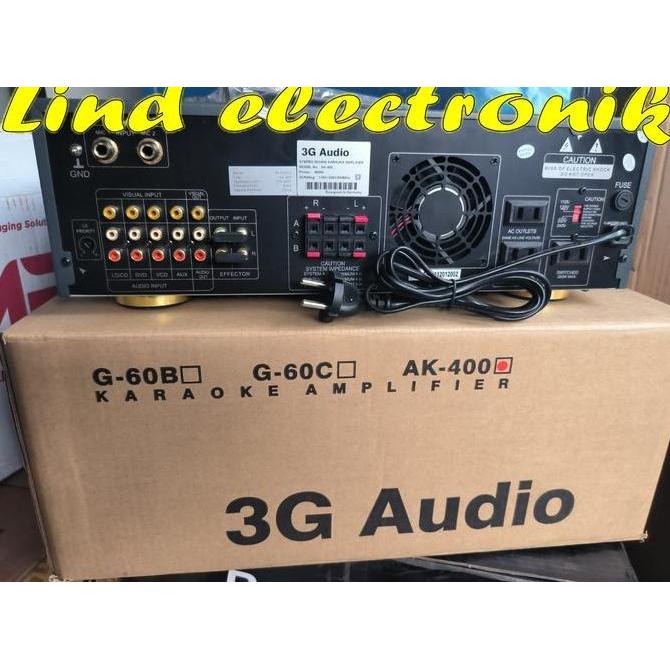 yellowbench / Amplifier Karaoke 3G AUDIO Ak 400 ORYGINAL 3g Audio Ak400 Diskon