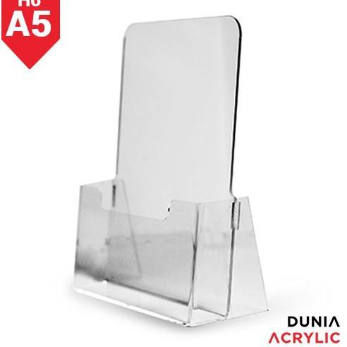Tempat Brosur A5 Akrilik / akrilik brosur / brochure holder acrylic / tempat brosur a5
