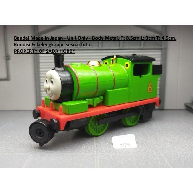 MINIATUR KERETA THOMAS & FRIENDS ENGINE COLLECTION SERIES PERCY BANDAI JAPAN UNIT ONLY CADATOYS