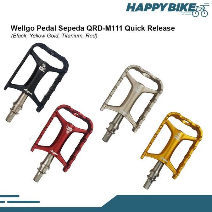 WELLGO Pedal Sepeda QRD 111 Bicycle Pedal Quick Release MTB Roadbike