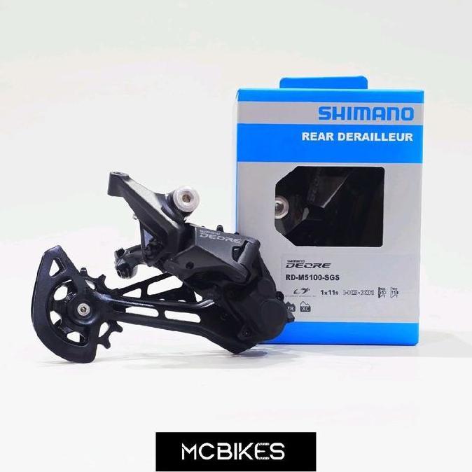 Shimano Deore RD-M5100 SGS Rear Derailleur 1x11 Speed - RD Sepeda MTB Shadow RD+
