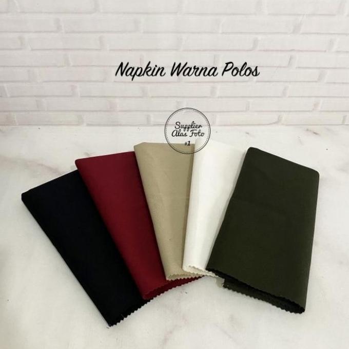 napkin warna polos/ serbet fotografi / kain kanvas import / props foto TD