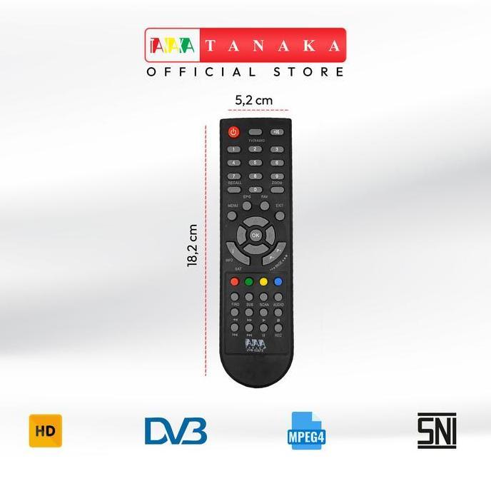 TANAKA Remote Nusantara HD Universal Remote Khusus Set Top Box Receiver TV Digital T2