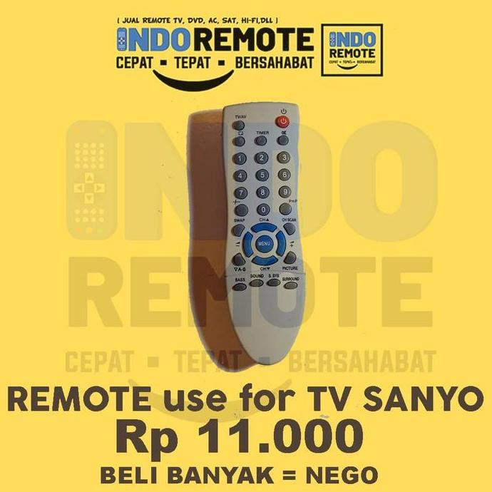 Remote TV Sanyo