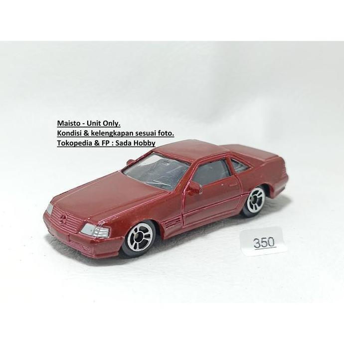 DIECAST MAISTO MERCEDES BENZ 500 SL MERAH UNIT ONLY CADATOYS