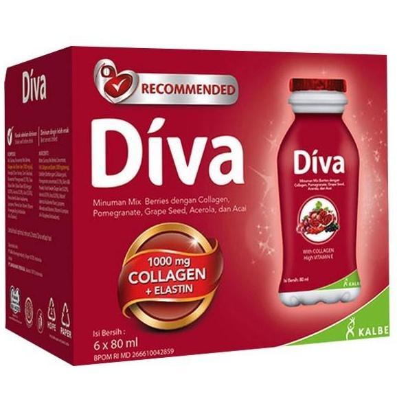 DIVA COLLAGEN MIX BERRY 6X80ML Surabaya