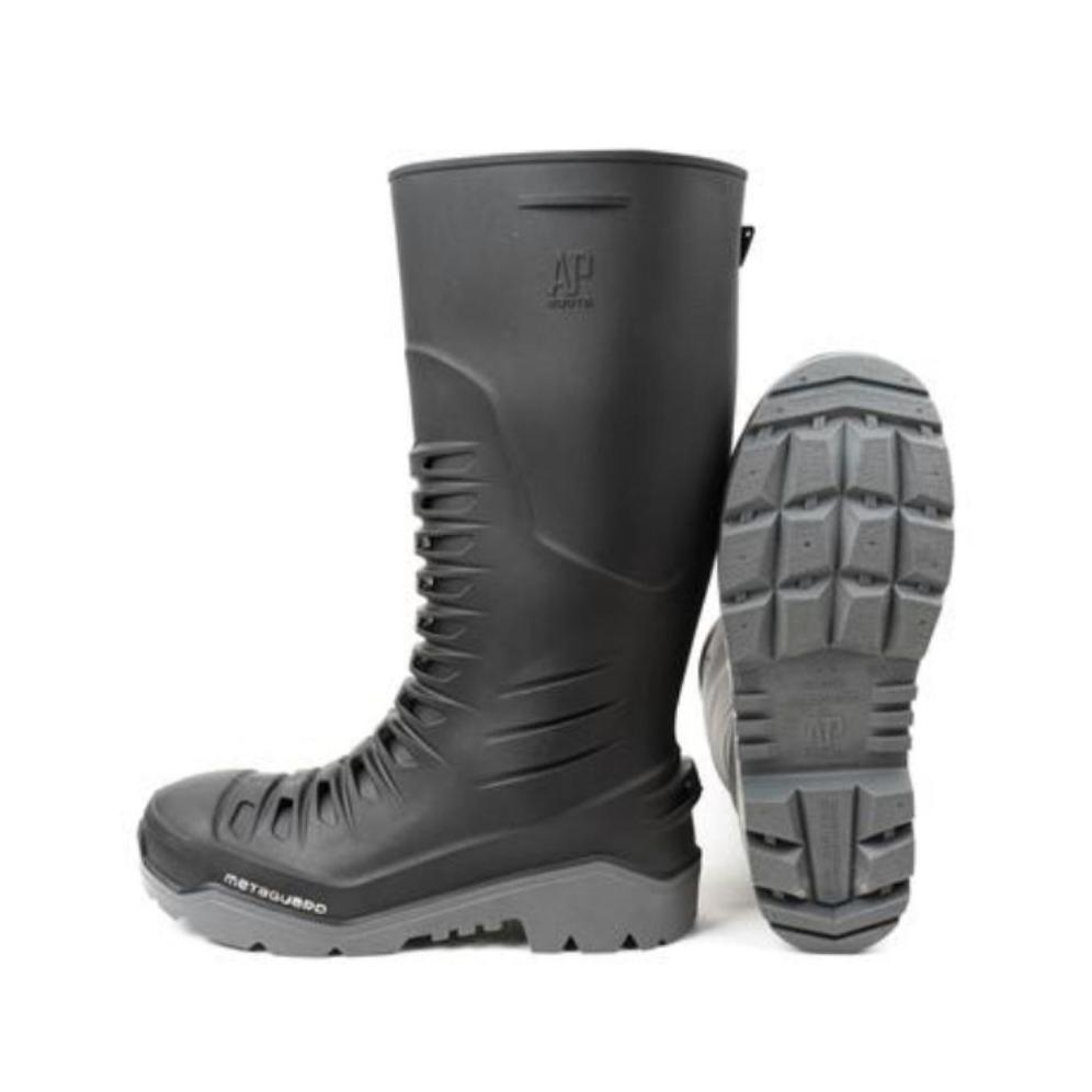 Sepatu boot Safety Ap Metaguard produk Original Ap Boots ada besi diujung sepatu