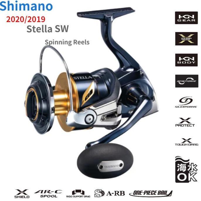 2020/2019 STELLA SW 4000/5000/6000/8000/10000/14000/18000/20000/30000 Spinning Fishing Reel X-ship S