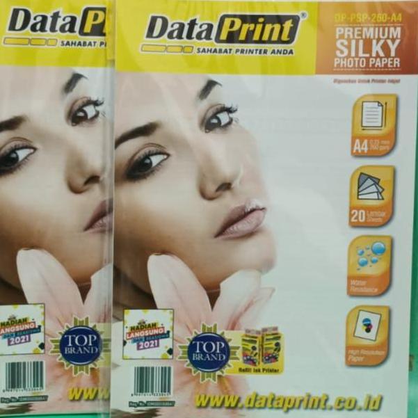 [] PAPER DATA PRINT PREMIUM SILKY / KERTAS FOTO DATA PRINT SILKY