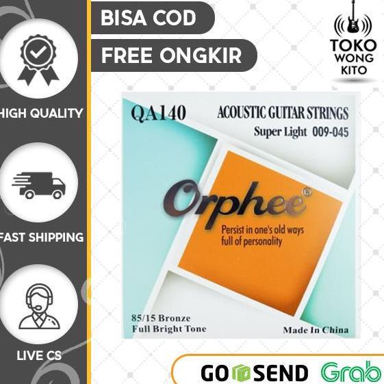Senar Gitar Akustik Orphee QA140 QA150 QA160 QA170 Senar Gitar Orphee