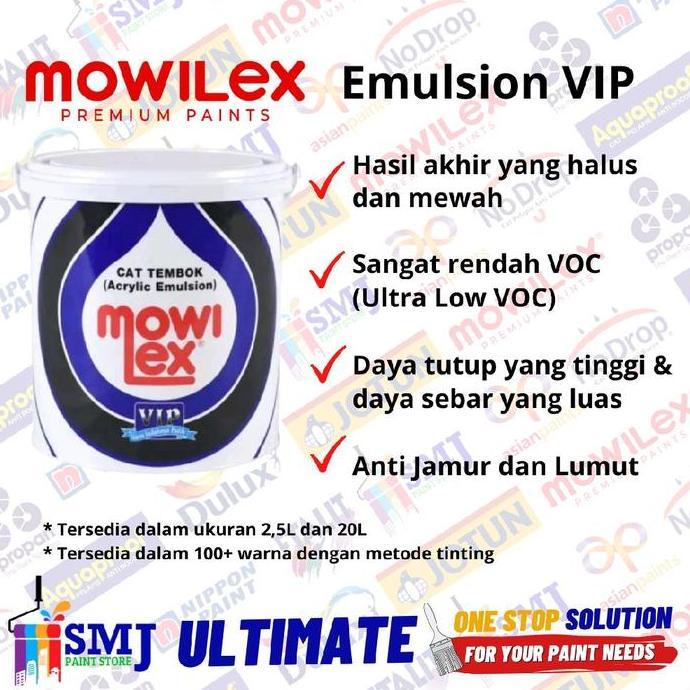 Cat Tembok MOWILEX EMULSION VIP Warna VIP 2,5L
