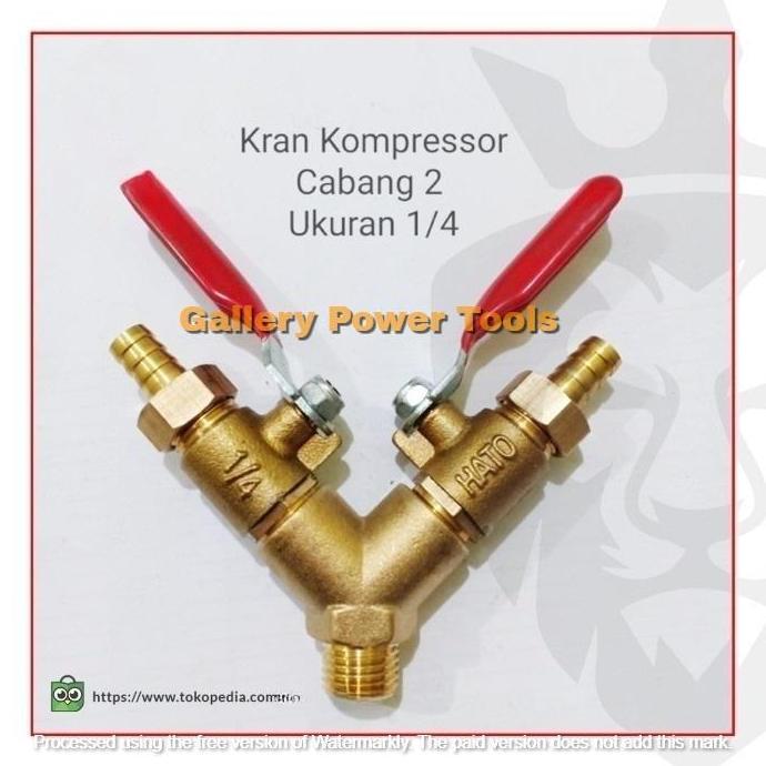 cabang Y kran kompresor angin 1/4 kran kompresor kran angin kompresor