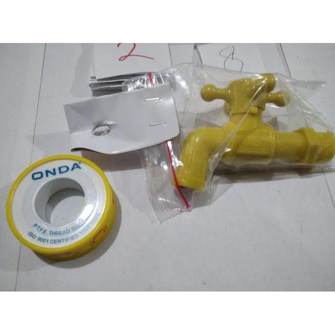 paket kran kamar mandi pvc baling 0.5 inch isolasi seal tape onda