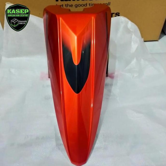 SPAKBOR DEPAN ZX130 ORANGE + STRIPING PROMO