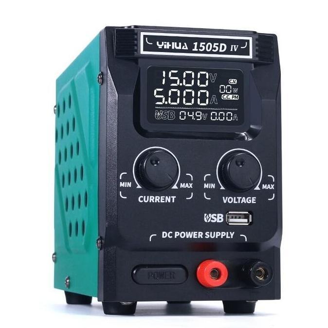 Power Supply Digital Yihua 1505D-IV 15V 5A USB Fast Charge Original