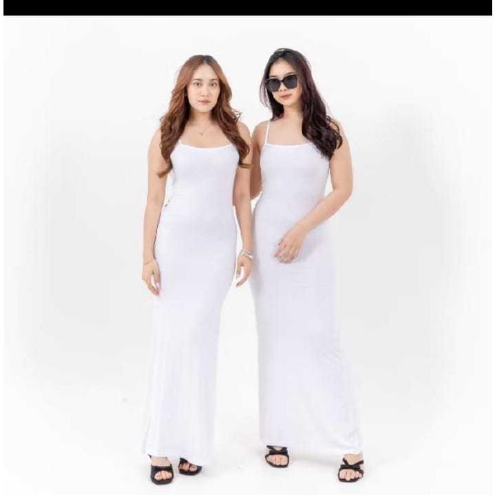 Premium Dress Maxi Bodycon / Dress Tank Top Bodycon Sexy Wanita / Dress Bodycon Panjang