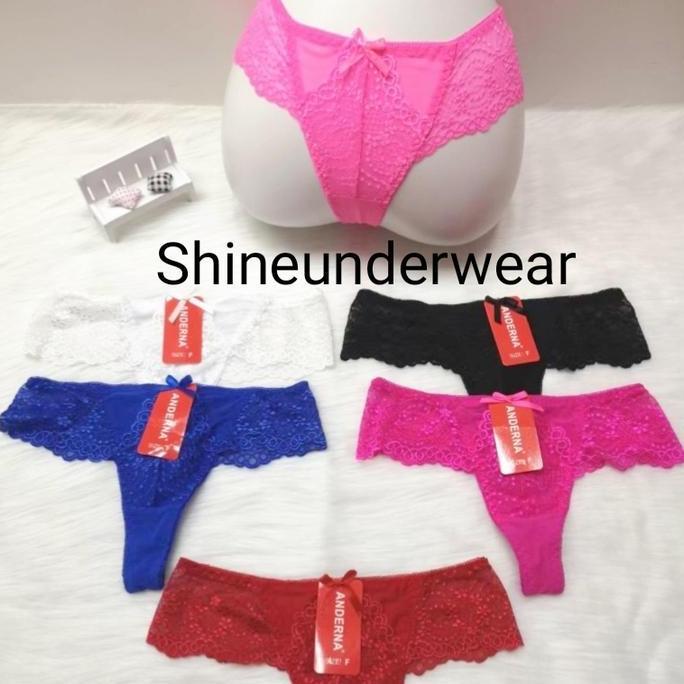 Celana dalam brukat jumbo cd gstring renda lace sexy cd wanita brukat