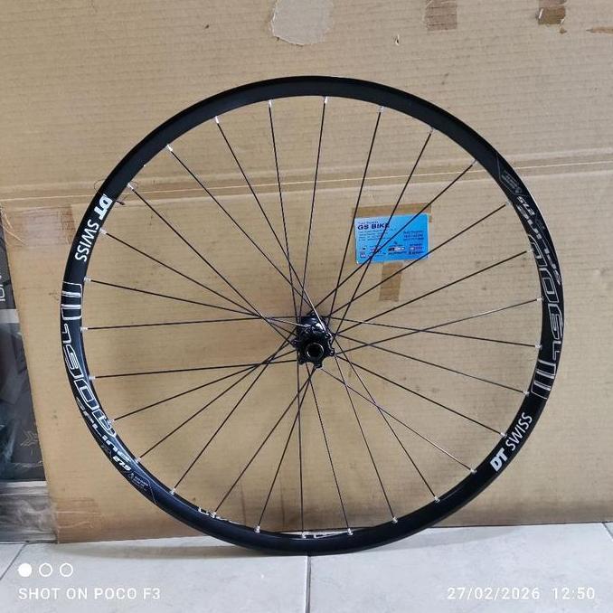 DT SWISS M1900 27.5" Front Wheelset DT Swiss 370 Hub 6-Bolt Sepeda MTB