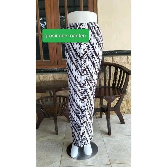 [] Rok plisket,jarik instan Motif batik