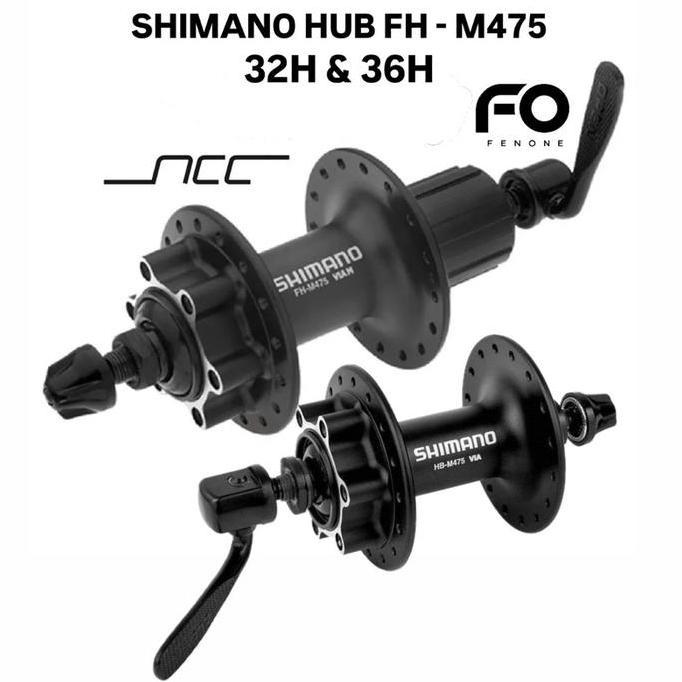 SHIMANO HUB FREEHUB FH-M475 32H 36H DISCBRAKE 6 BOLT