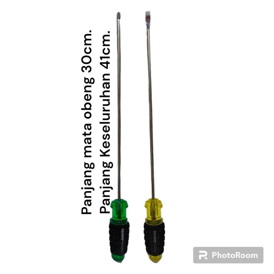 Obeng Mekanik Tekiro Set 2 Pcs 30 Cm Obeng Panjang Servis AC Mesin Cuci DLL TEKIRO