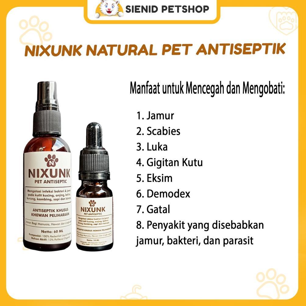 NIXUNK 60ml kucing obat kucing obt jamur kucing obat scabies kucing salep jamur kucing obat luka kuc