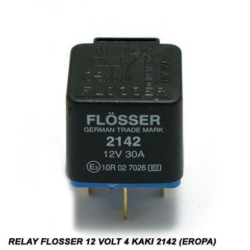lokalapa / Relay Flosser 12 Volt 20/30 Ampere 4 Kaki 2142 Eropa Diskon