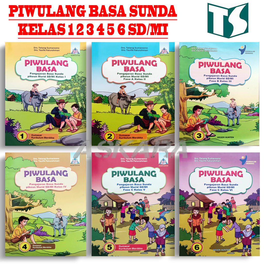 Buku Piwulang Basa Sunda SD/MI Kelas 1 2 3 4 5 6 Kurikulum Merdeka Revisi Terbaru