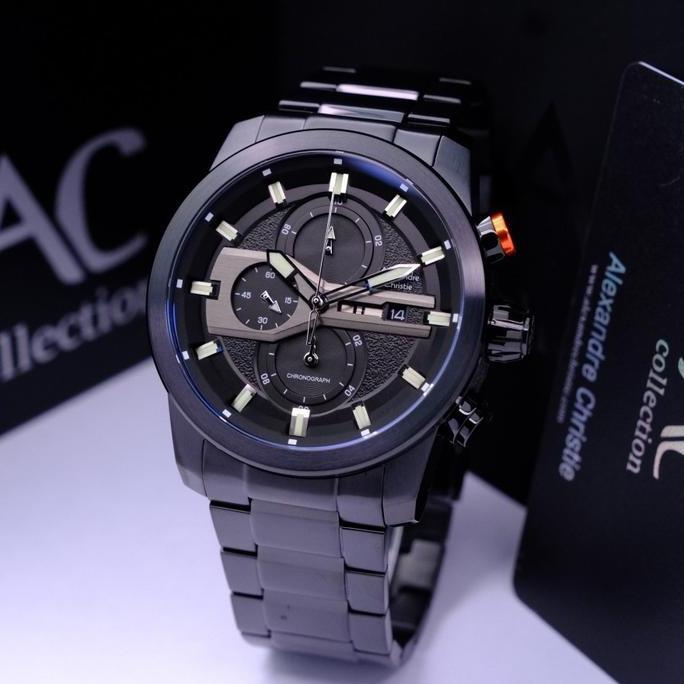 JAM TANGAN PRIA ALEXANDRE CHRISTIE AC 6562 / AC6562 RANTAI ORIGINAL GARANSI 1 TAHUN