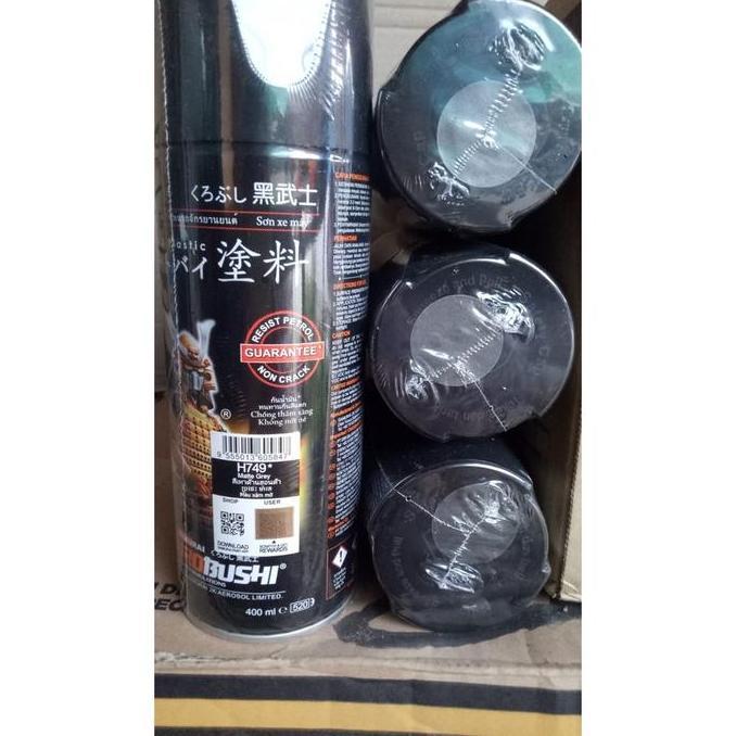 pilok pilox samurai honda matte grey h749 h749* honda grey 400ml