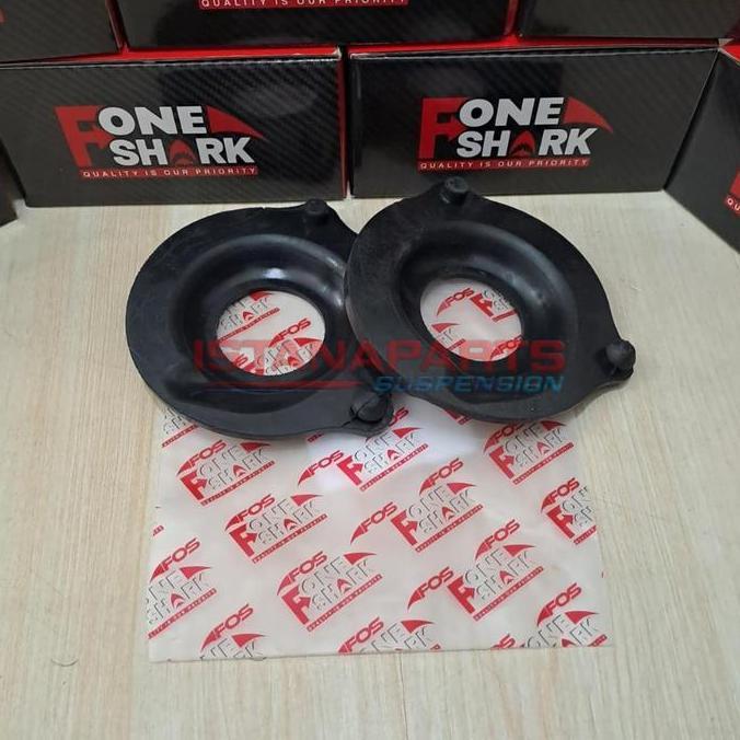 Karet Tatakan Per / Karet Bantalan Per Belakang Bawah Merk F-One Shark FOS Toyota Yaris Lele 2014-ON