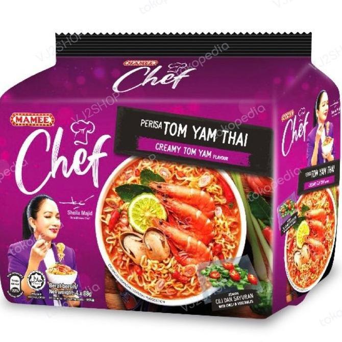 Nui- Mamee Chef Mie Instant Noodle Malaysia Lontong Curry Laksa