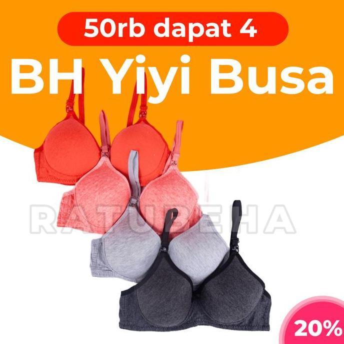 Miez- (50Rb Dapat 4) Bh Yiyi Bra Yiyi Busa Tipis Bh Remaja Yiyi - K10