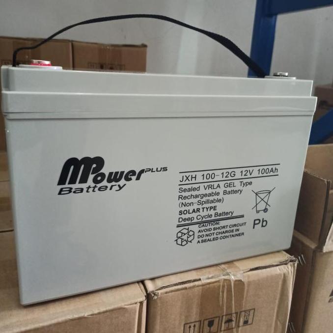 aki vrla / baterai kering/ aki MPower JXH100-12G 100ah 12v 12 v 100 ah